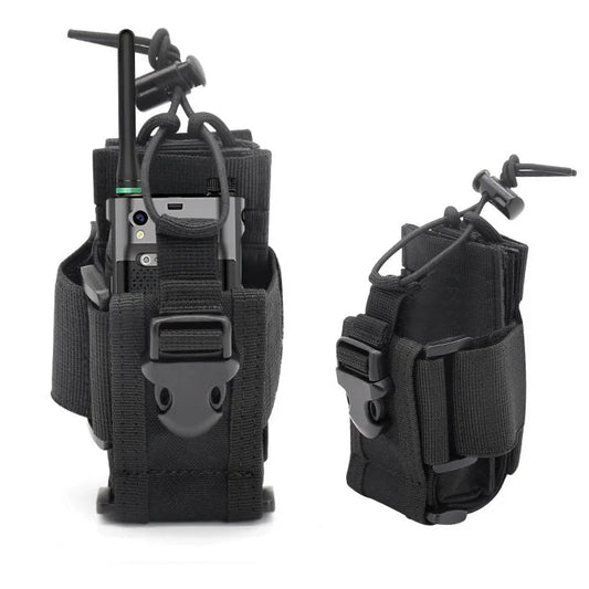 Walkie Talkie Pouch Soft Holster Universal Wireless Radio Door Holder
